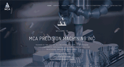 Desktop Screenshot of mca-precision.com